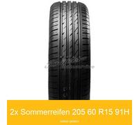 2-er Satz Sommerreifen 205/60 R15 91H Nexen N-Blue HD Plus | 56249