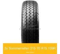 2-er Satz Sommerreifen Goodride Radial H-188 215/70 R15 C 109R | 79606