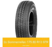2-er Satz Sommerreifen Security TR-603 175/80 R13 C 97R | 67180