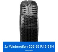 2-er Satz Sumitomo WT-200 3PMSF 205/55 R16 91H Winterreifen | 34203