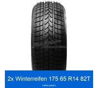 2-er Satz Winterreifen 175/65 R14 82T Riken Snowtime B2 3PMSF | 76984