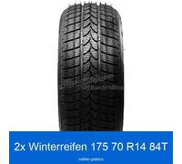 2-er Satz Winterreifen 175/70 R14 84T Riken Snowtime B2 3PMSF | 89815