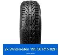 2-er Satz Winterreifen 195/50 R15 82H Taurus Winter 3PMSF | 55376
