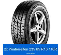 2-er Satz Winterreifen Continental VancoWinter 2 3PMSF 235/65 R16 C 118R | 26623