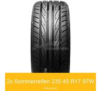 2-er Satz Yokohama Advan Fleva V-701 235/45 R17 97W Sommerreifen | 96277