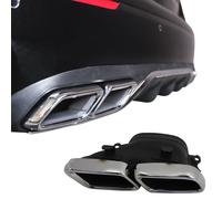 2-er Set Auspuff-Endrohre Passend für MERCEDES C-Klasse, E-Klasse, S-Klasse, A-D