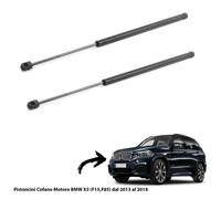 2 Gasfedern Kolben Motorhaube Motor X BMW X5 (F15, F85) Von 2013
