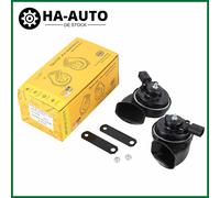 2 Hella 3FH 012 010-021 Horn fürAudi A3 Skoda VW Golf V VI Plus 1.2 1.4 1.6TSI