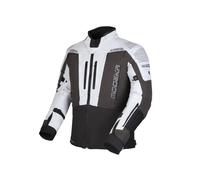 2 in 1 Tourenjacke Modeka Hydron Tactel lightgrey darkgrey black, L L light grey dark grey black