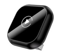 2 in 1 Wireless Carplay Adapter für BMW X2 2018 2019 2020 2021 2022 2023 2024, Konvertiert Kabelgebunden zu Kabellos Plug & Play Schnelle und Stabile Verbindung,A Black