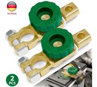 2× KFZ Auto Batterie Trenner Unterbrecher Trennschalter Polklem Batterieschalter