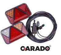2 LED Rückleuchten Anhänger Rücklicht + 5 M Kabelbaum 7 PIN Anhängerbeleuchtung