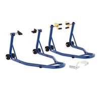 MSW Motorradständer - 2 Stück - für Vorder- und Hinterrad - Gabelaufnahme MSW-MS-14