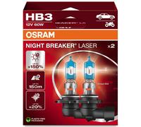2 OSRAM NIGHT BREAKER LASER HB3 Halogen-Scheinwerferlampen12V PKW