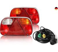 2 Pack LKW Rückleuchten Satz, E-Geprüfte 12V Pkw Anhänger Beleuchtung Li