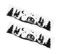 2 PCS Autoaufklebergrafik Reisen LKW-Aufkleber Für Männer Lustige