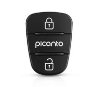 2 Pcs Fernbedienung Klappbare Autoschlüssel Shell Fall Alarm Abdeckung Gehäuse für Kia Picanto