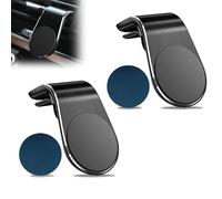 2 PCS Halterung Kompatibel mit Ooono No2/No1, Magnetische Halterung | Auto für Lüftungsschlitze Kfz-Halterung, Tachohalterung mit Clip, Kompatibel mit Radarkamera-Warnfahrzeugen(Schwarz)