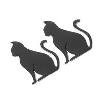 2 PCS Katzen Aufkleber Auto Autofensterabziehbilder Autoaufkleber