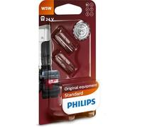 2 PHILIPS GLASSOCKELLAMPE W5W GLÜHLAMPE 24V 5W BLISTERPACK | 13961B2