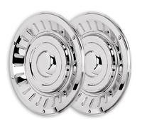 Edelstahl Radblenden flach Retro 17,5 Zoll VOLVO FLC Hinterachse LKW Kappen