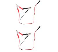 2 Pieces Starthilfekabel Klemmen Motorrad Stromversorgungskabel Ladekabel