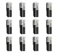 2-Polig Kabel Steckverbinder Stecker, 12 Stück Wasserdichte Stecker 2 Polig Kabelstecker Verbindungen Staubdicht Schneller für KFZ LKW Kayak Boote