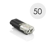 2 Polig Steckverbindung Auto Steckverbinder KFZ 10-200 Kabelverbinder 50 Stück