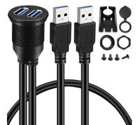 2 Ports Dual USB 3.0 AUX Unterputz Auto Verlängerung