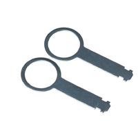 2 Radio ENTRIEGELUNG Haken für VW Lupo Caddy Golf 1 I 2 II 3 II 4 IV Skoda Audi
