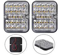 2 Rückfahrleuchte 19 LED E4 Anhänger 12V Rückfahrscheinwerfer Rückfahrlicht Weiß