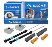 2 SACHS Stoßdämpfer Dämpfer Federbein hinten Hinterachse inkl. Domlager und | Kompatibel mit: VW POLO
