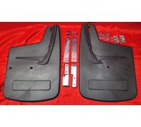 2X Schmutzfänger für Vorne 36,5x25cm - Kompatibel mit FIAT Ducato ab 07/2006 inkl. Befestigungsmaterial für Auto, LKW aus PVC & Metall (2X Schmutzfänger für Vorderräder)