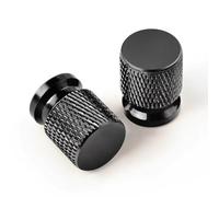 2 Set Reifenventilkappen Rad-Reifenabdeckung für Honda ADV350 ADV 350 2021 2022 2023 2024 ADV350, Motorrad Rad Reifen Teile Ventilschaftkappen,Black