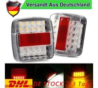 2 Stück 26LED Anhänger Rücklicht Rückleuchten Set Anhänger Beleuchtung 12V PKW