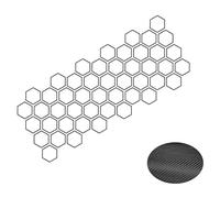 2 Stück Auto Aufkleber für BMW 1er E81 E82 E87 E88 F20 F21 F40 F52 116i M135i, DIY Wabenmuster-Körpermodifikationsaufkleber Auto Tattoo Aufkleber Tuning Dekor Sticker Aufkleber Streifen Dekoration