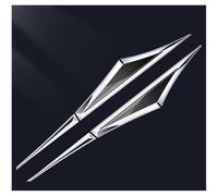 2 Stück Auto Emblem Aufkleber für Alfa Romeo 147 155 156 159 166 Mito Giulia GT Giulietta Stelvio, Abzeichen Sticker Selfklebende Autoaufkleber Karosserie Dekoration Tuning Zubehör