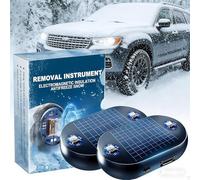 2 Stück Auto Enteiser, Elektromagnetische molekulare Interferenz Frostschutzmittel Schneeräumungswerkzeug, Auto Enteiser Elektromagnetisches Antifrost, Auto Kinetische Molekularheizung Enteisung
