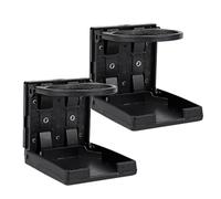 2 Stück Auto Getränkehalter Klappbar Becherhalter Universal 75mm Durchmesser Dosenhalter Flaschenhalter Tassenhalter Cup Holders für Boot KFZ LKW Wohnwagen Van