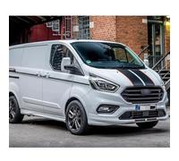 2 Stück Auto-Motorabdeckungsaufkleber, für Ford Transit Tourneo Custom Camper Van Auto Motorhaube Motorhaube Dekor Vinyl Aufkleber Sportstreifen