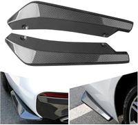 2 Stück Auto Wrap Angle Spoiler für Lexus UX 250h Hybrid,Canard Diffusor Spoilerlippenteiler Flossen Zubehör,B/Carbon Fiber