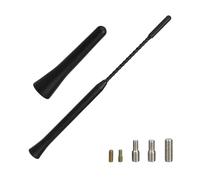 2 Stück Autoantenne Kurz, Autoradio Antenne Universal 6,5cm & 22cm, Dachantenne Auto mit M4 M5 M6 Adapter, Antenne Auto FM AM DAB, Kfz Antenne Auto Antenne Dach für VW Polo Antenne