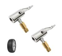 2 Stück Autoventil Adapter,Luftpumpe Adapter,Autoventil Hebelstecker,Auto Luftpumpen Clip Reifen Air Chucks,Tragbarer Momentstecker Druckluft Reifenfüllnippe,für Fahrrad Auto Reifenfüller Anschluss