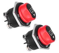 2 Stück Batterie Trennschalter 12V 24V 200A, Wasserdicht Batterietrennschalter, Batterie Trennschalter 12V, Batterieschalter Batterie Trennschalter,Battery Isolator Switch für Auto LKW Boot Jacht