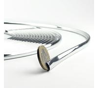 2 Stück Chrom Türkantenschutz mit Kleber 100 Cm für Mazda 929