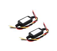 2 Stück DC-DC Step-Down Wandler 12V Auf 6V 3A, Einstellbar 2 | 3.3V-9V, 95% Effizienz, Wasserdicht Netzteil Adapter Mit Überhitzungsschutz Für Auto RV Solar Für Gps LED(DC12V to 6V 3A)
