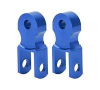 2 Stück Federbein Höherlegung Verlängerung, Aluminiumlegierung, M10 Befestigungsloch, Gold - Hohe Strapazierfähigkeit, Einfache Montage, Für Motorräder (Blau)