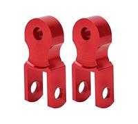 2 Stück Federbein Höherlegung Verlängerung, Aluminiumlegierung, M10 Befestigungsloch, Gold - Hohe Strapazierfähigkeit, Einfache Montage, Für Motorräder (Verrotten)