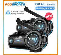 2X Bluetooth Motorrad Headset Helmet Intercom Gegensprechanlage 2Way Interphone