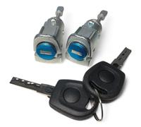 (2 Stück) Fronttürzylinder mit Schlüssel passend für VW Bora, Fox, Golf 4 | Für Jetta, Multivan, Polo, Transporter, Octavia, Fabia, Arosa, SKODA / Volkswagen, komplett, links und rechts, OEM 1U0837168